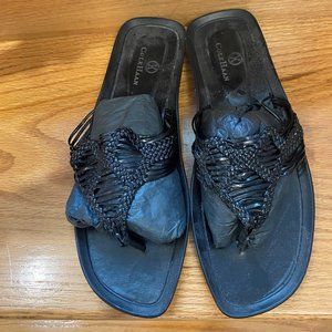NEW Cole Haan Flip Flop Sandals, Black